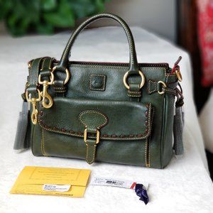 Dooney & Bourke Pocket Satchel Florentine Ivy